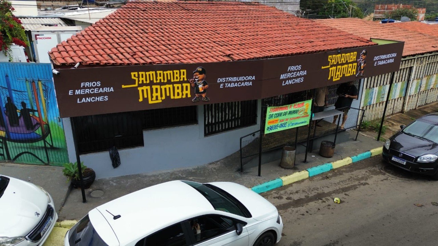 Fachada da SamambaMamba Distribuidora e Locações