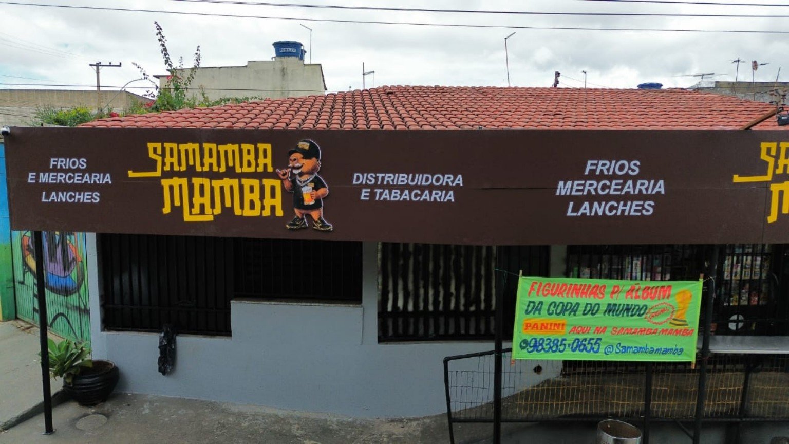 Fachada da SamambaMamba Distribuidora e Locações